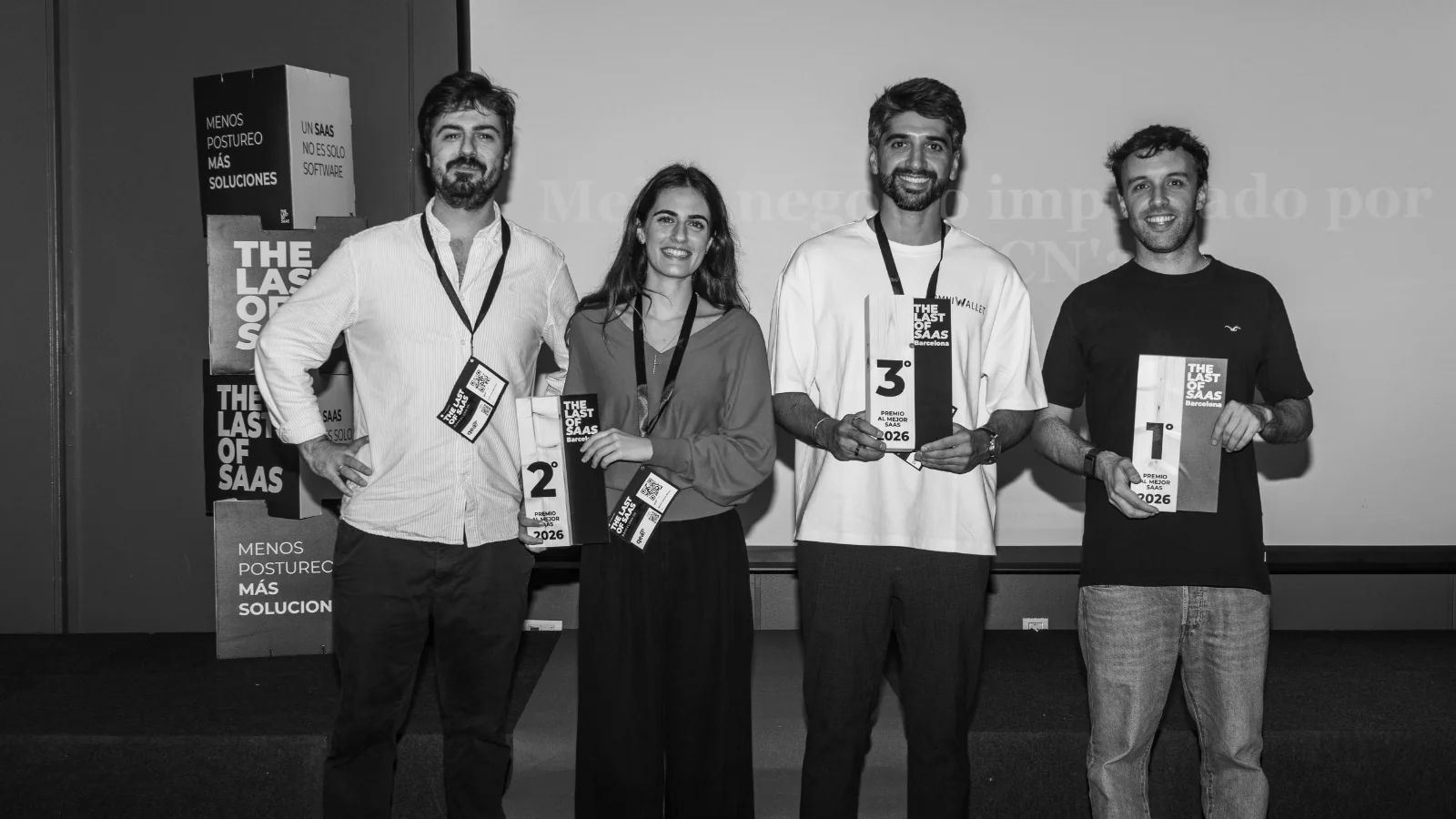 QEA, a IA galega que leva a tecnoloxía dos grandes retailers ás pemes, gaña dous premios en Barcelona