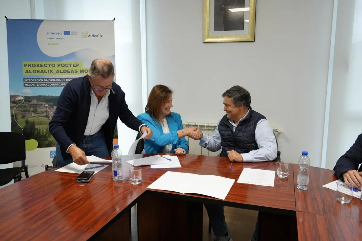 Rede de calor de biomasa de Infesta, modelo de sostibilidade en Monterrei