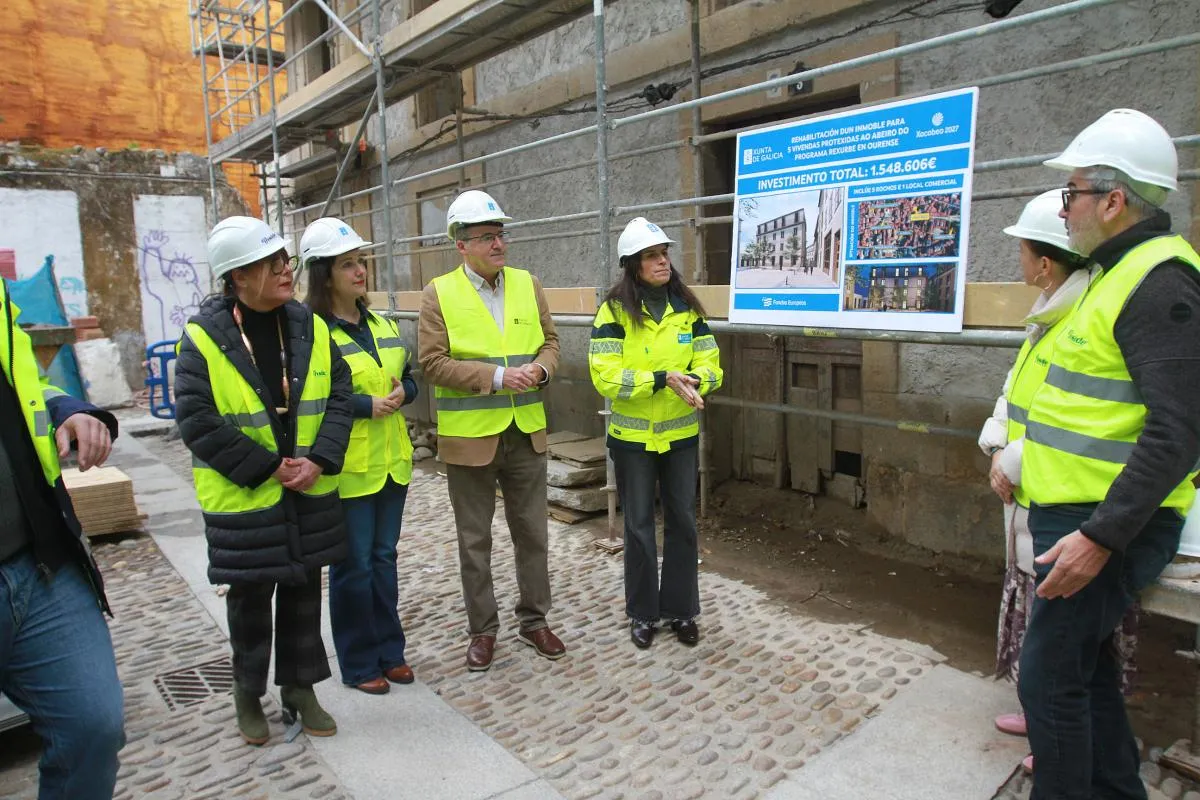 Seis vivendas públicas chegarán ao centro histórico de Ourense
