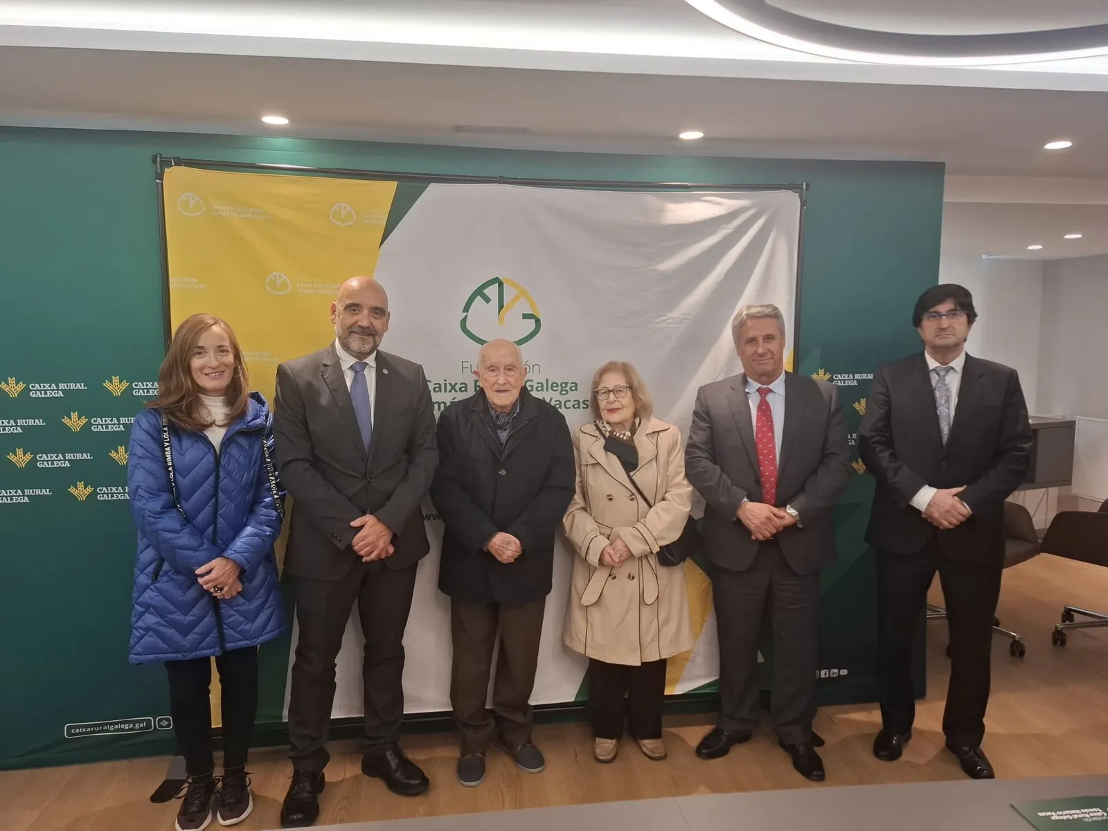 O acto desenvolveuse na sede de Caixa Rural Galega
