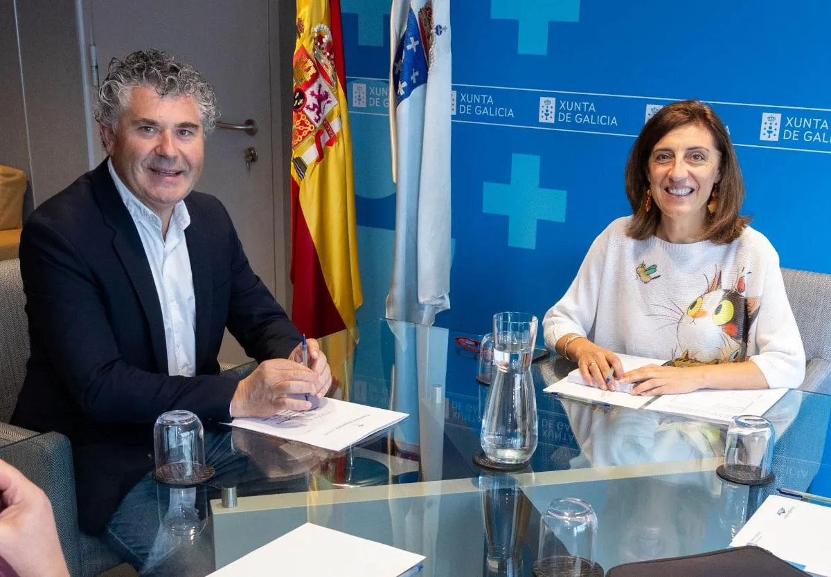 Xunta e Concello de Boqueixón avanzan en saneamento