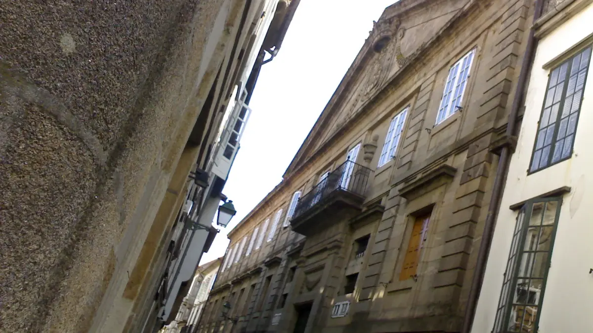 Sede do Consello Consultivo de Galicia, no Pazo de Amarante, na rúa Algalia de Abaixo de Santiago de Compostela. Foto cedida.